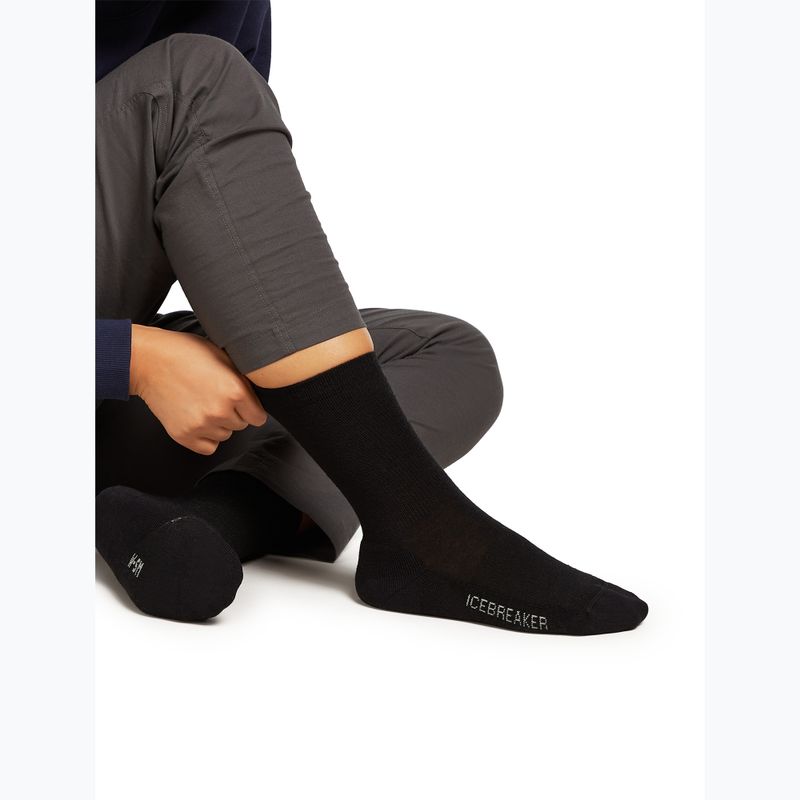 Dámske ponožky Icebreaker Merino Lifestyle Light Crew black 4