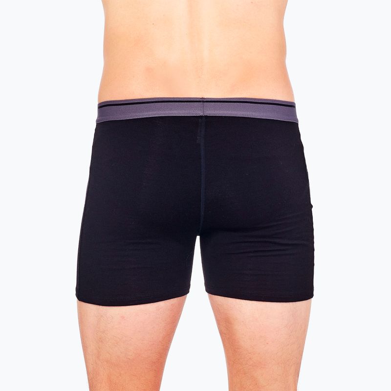 Pánske termo boxerky Icebreaker Anatomica wFly black 4