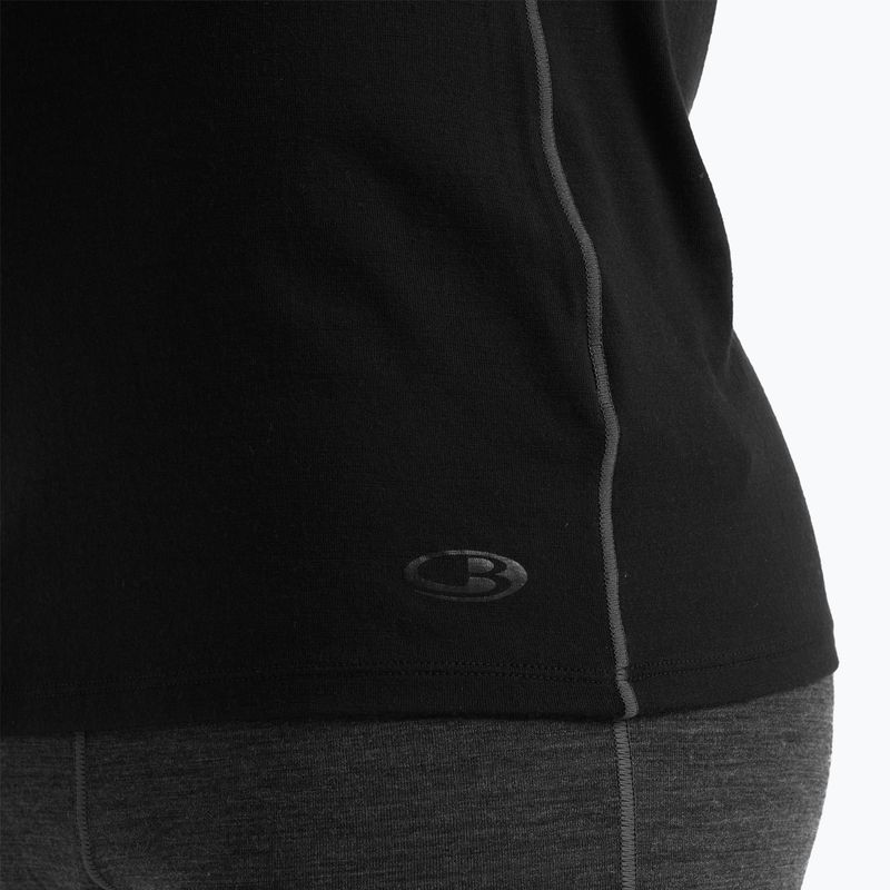 Pánska termoaktívna mikina icebreaker Merino 150 Anatomica Crewe black 6