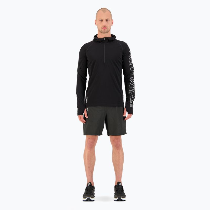 Pánska termo mikina Mons Royale Temple Tech Hood black 2