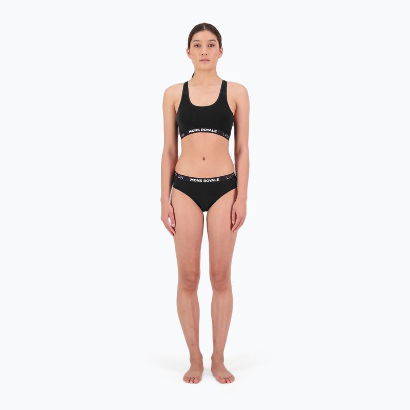 Dámske termo nohavičky Mons Royale FOLO Brief black 3