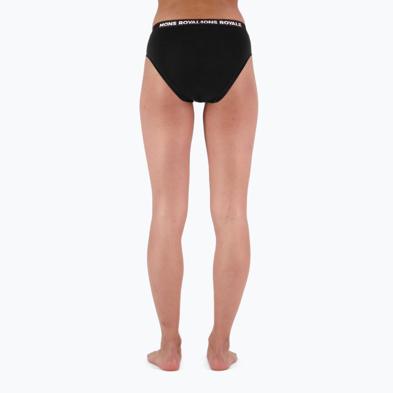 Dámske termo nohavičky Mons Royale FOLO Brief black 4