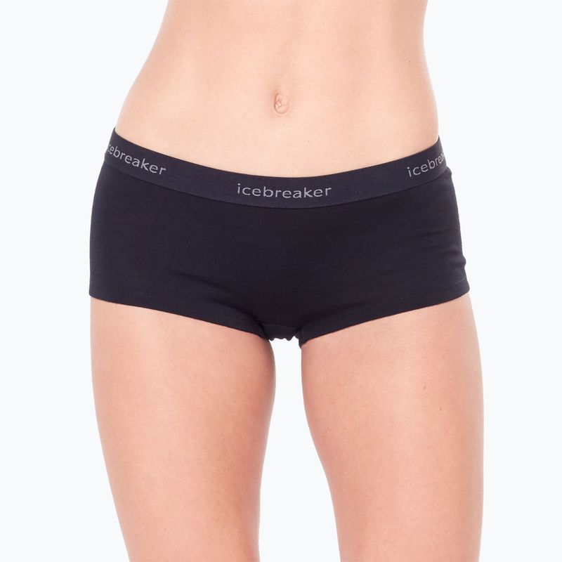 Dámske termo boxerky Icebreaker Merino 200 Oasis Boy Shorts black 5