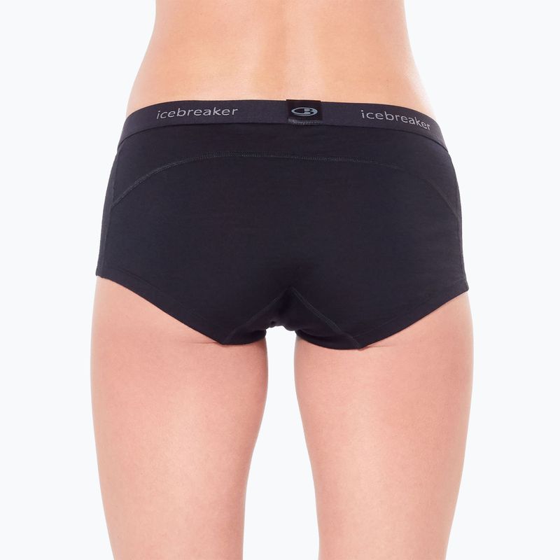 Dámske termo boxerky Icebreaker Merino 200 Oasis Boy Shorts black 6