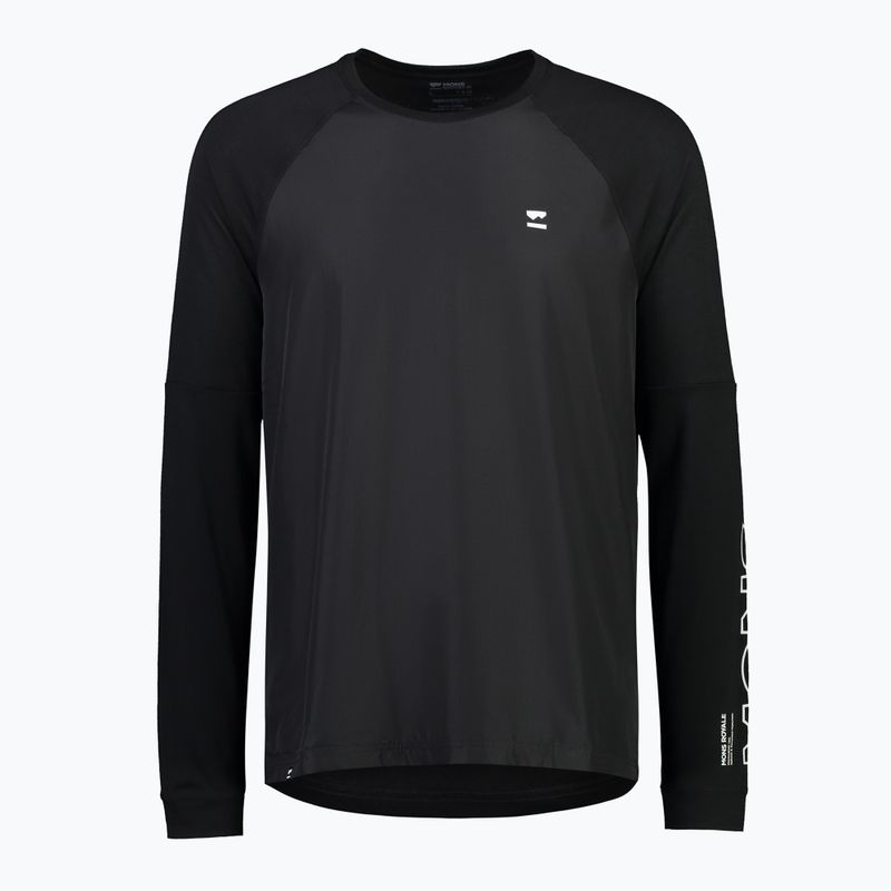 Pánsky cyklistický Longsleeve  Mons Royale Tarn Merino Shift Wind Jersey black 5