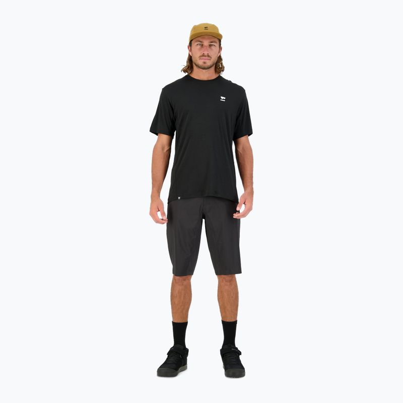 Pánsky cyklistický dres Mons Royale Tarn Merino black 2