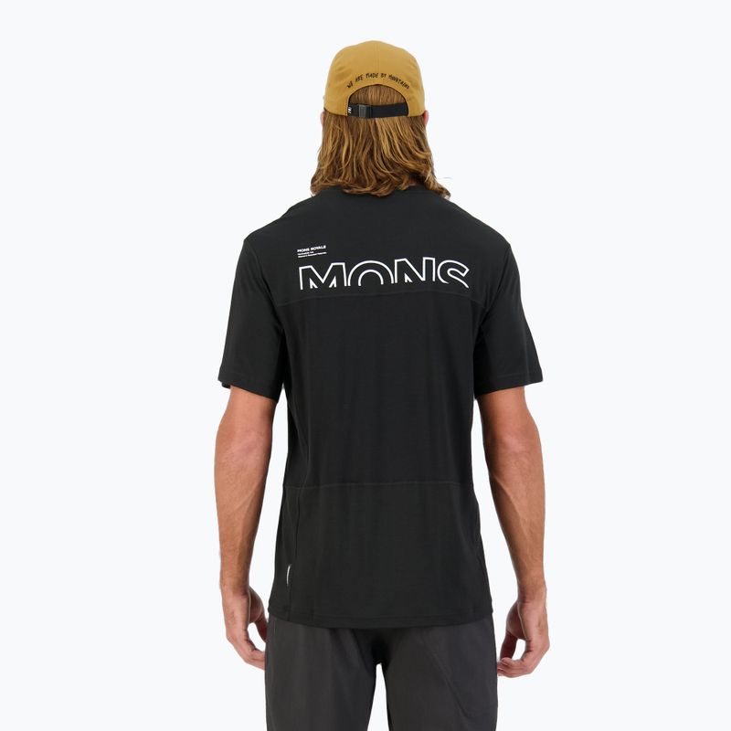 Pánsky cyklistický dres Mons Royale Tarn Merino black 3