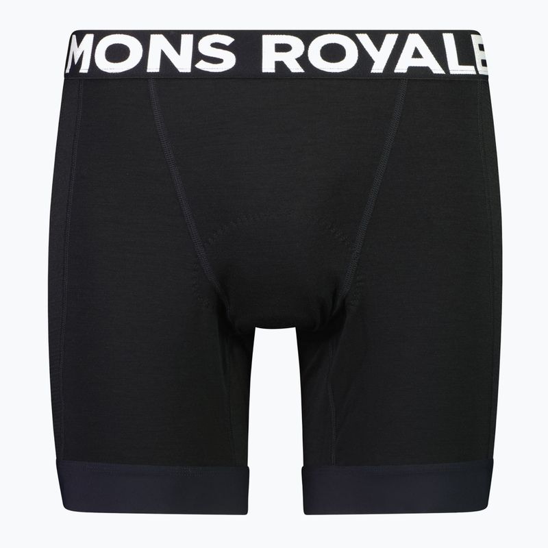 Pánske boxerky Mons Royale Epic Merino Bike Boxer black 4