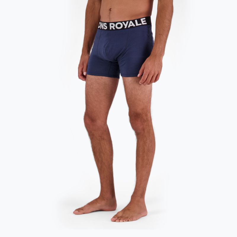 Pánske termo boxerky Mons Royale Hold 'em Merino Midnight 6