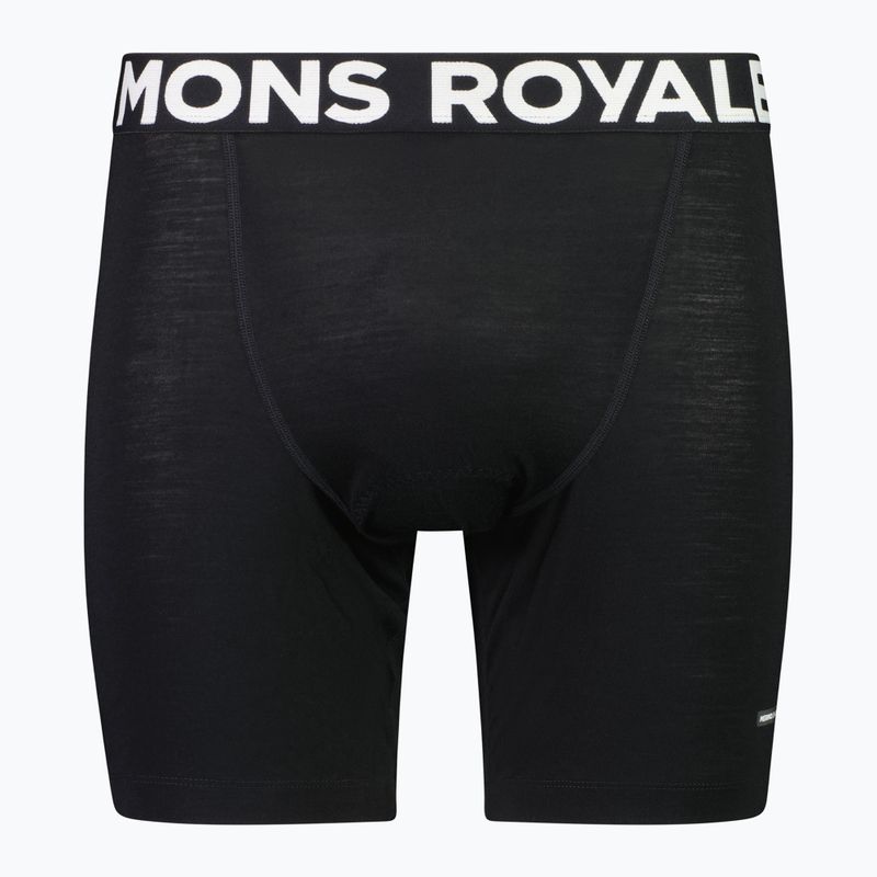 Pánske boxerky Mons Royale Low Pro Merino Aircon Bike Short black 4