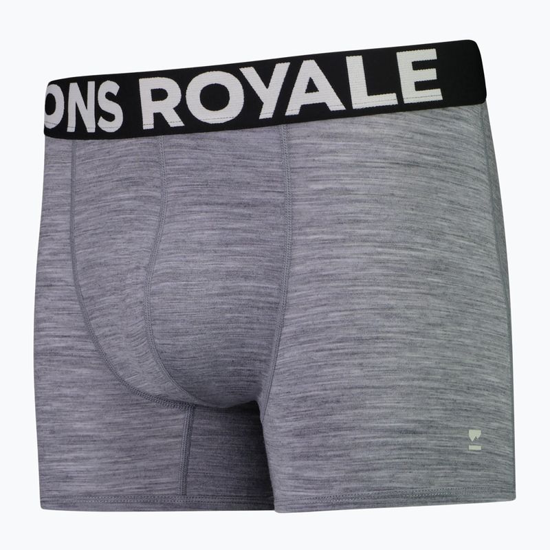 Pánske termo boxerky Mons Royale Hold 'em Shorty Merino grey heather 2