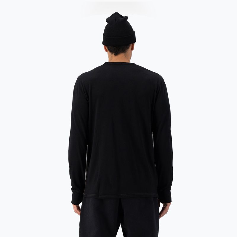 Pánsky termoaktívny longsleeve  Mons Royale Yotei Merino black 3