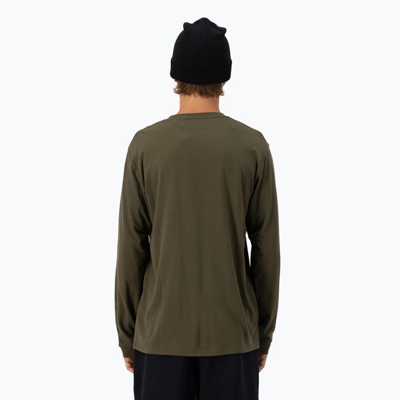 Pánska termoaktívna mikina Mons Royale Icon dark olive 3