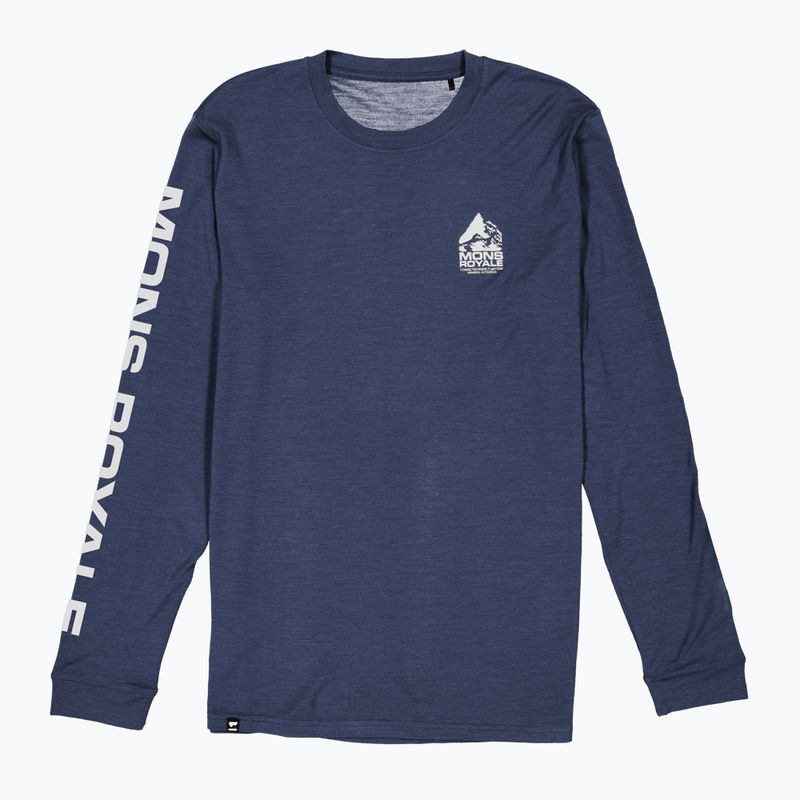 Pánsky termoaktívny longsleeve  Mons Royale Icon midnight 4