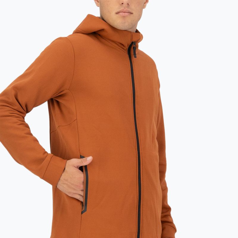 Pánska mikina Mons Royale Arcadia Merino Fleece Hoody ginger 5