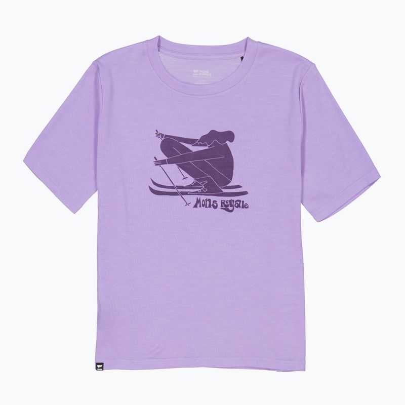 Dámske tričko  Mons Royale Icon Relaxed Tee lupin 4