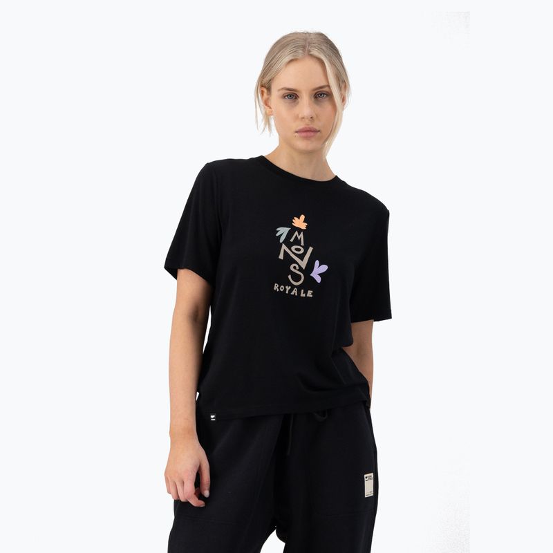Dámske tričko  Mons Royale Icon Relaxed Tee black