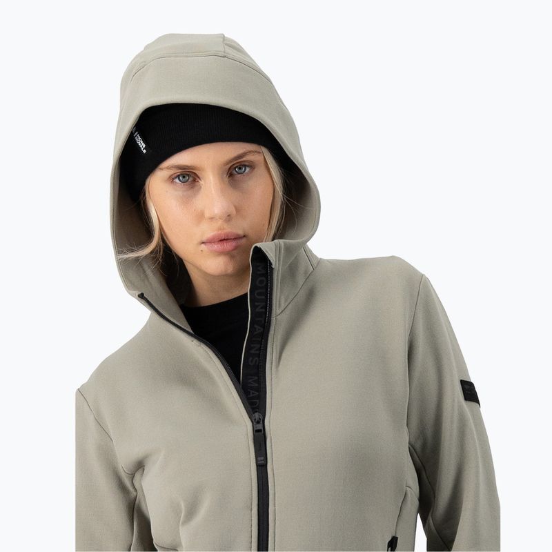 Dámska mikina Mons Royale Arcadia Merino Fleece Hoody dried sage 4