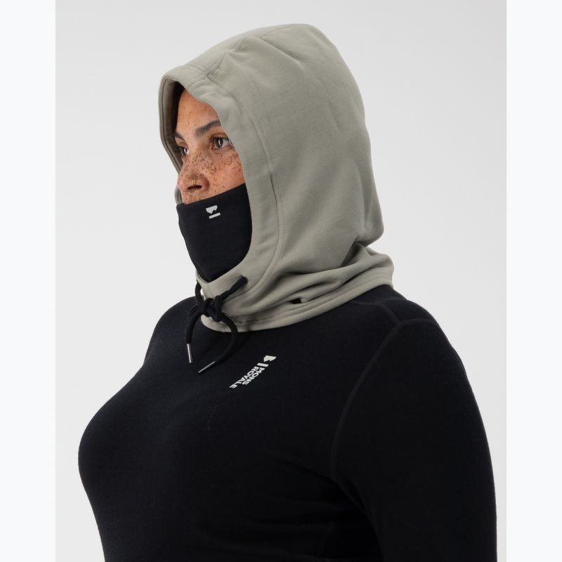 Kukla Mons Royale Decade Merino Fleece Hood dried sage 4