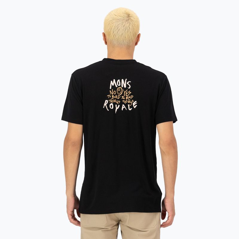 Mons Royale Icon pánske tričko čierne 2