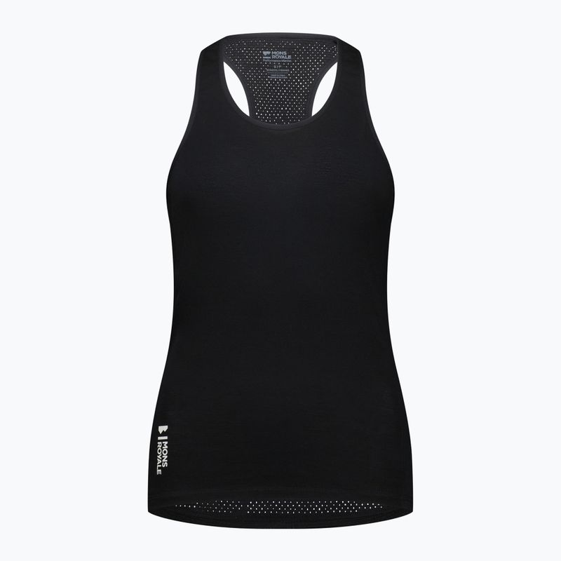 Dámska termoregulačná tričko Mons Royale Bella Merino Tank čierna 2