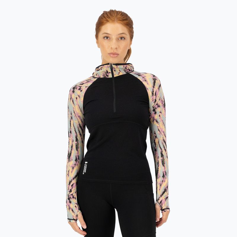 Dámska termo mikina Mons Royale Bella Tech Hood black