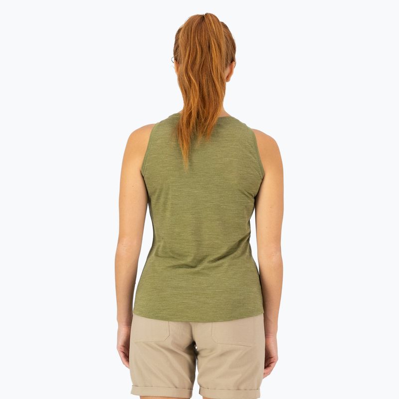 Dámske termoaktívne tielko Mons Royale Zephyr Tencel Tank fern 2