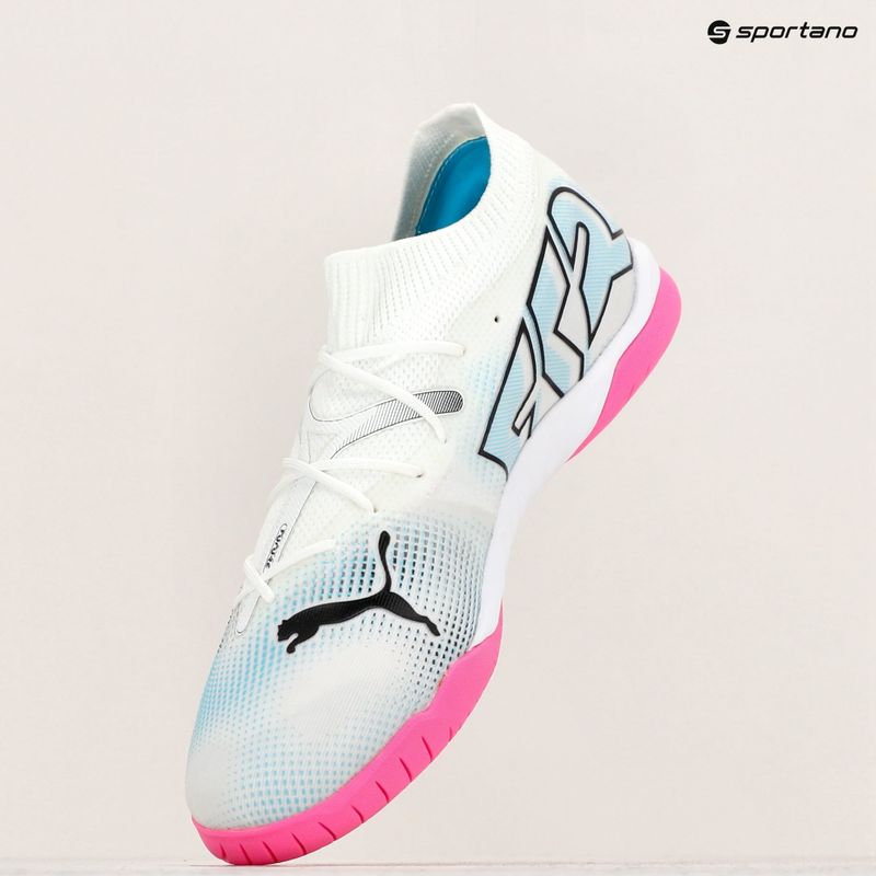 Futbalová obuv PUMA Future 7 Match IT puma white/puma black/poison pink 12