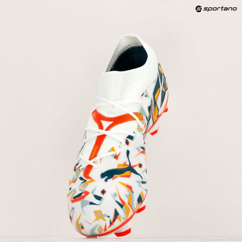 Futbalová obuv PUMA Future 7 Match Creativity FG/AG white/oceantropic/turquoisesurf/hotheat/sunstream 16