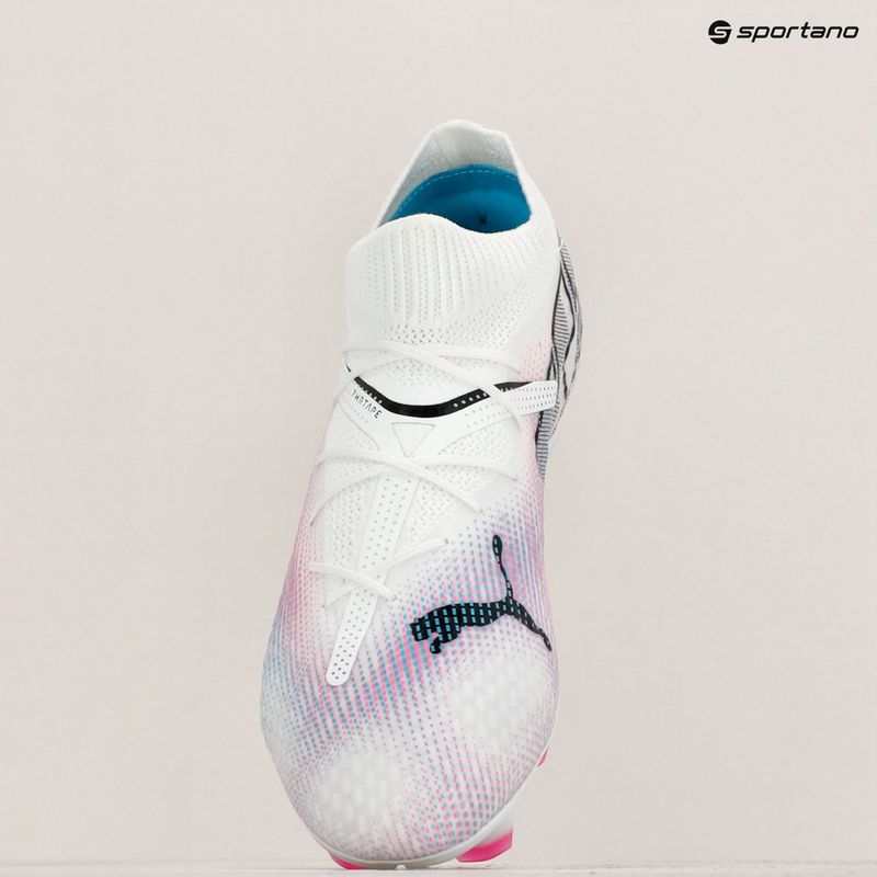 Futbalová obuv PUMA Future 7 Pro FG/AG puma white/puma black/poison pink 13