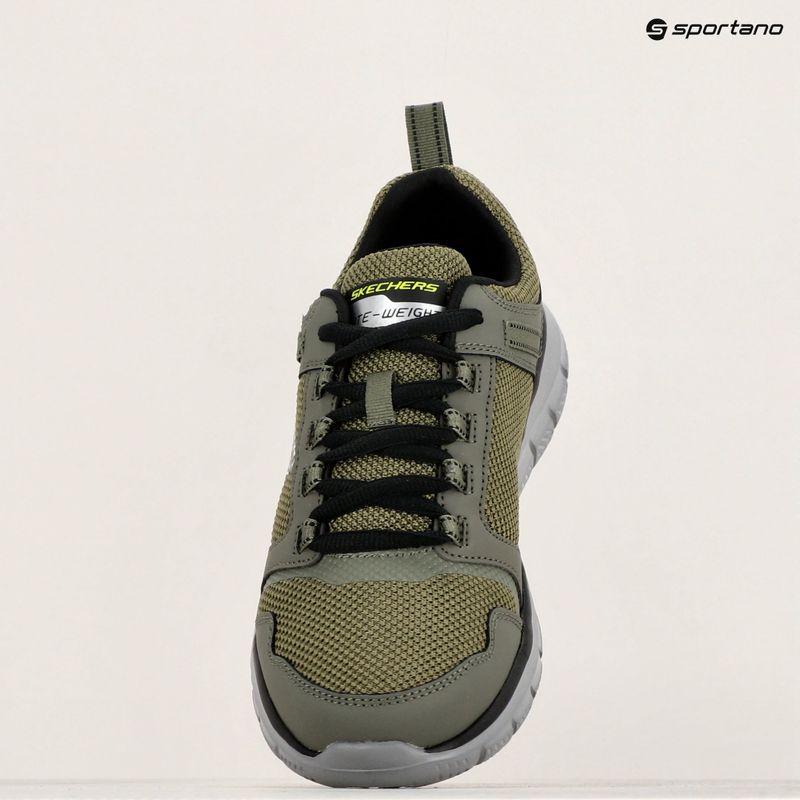 Pánska obuv SKECHERS Track Knockhill olive/grey/black 9