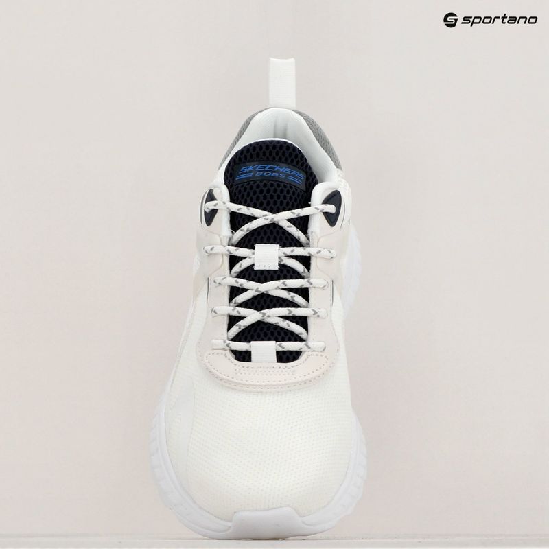 Pánske topánky SKECHERS Bobs Squad Chaos Elevated Drift white/white/black 9