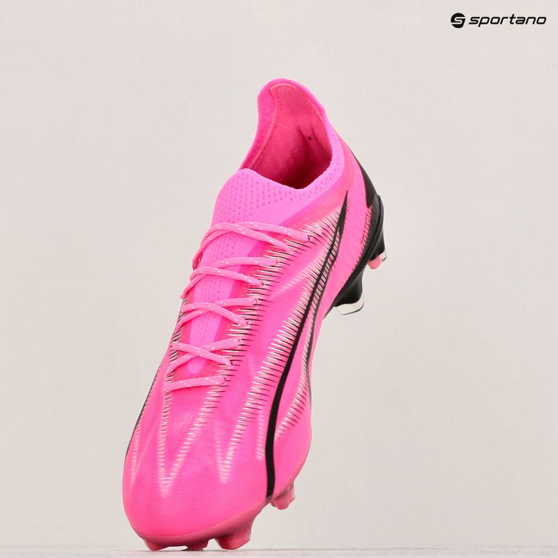 Futbalové kopačky PUMA Ultra Play FG/AG poison pink/puma white/puma black 9