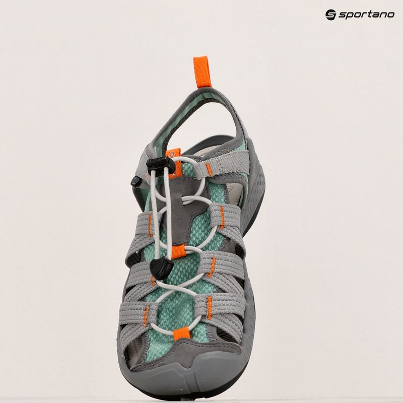 Dámske trekingové sandále KEEN Drift Creek H2 alloy/granite green 9