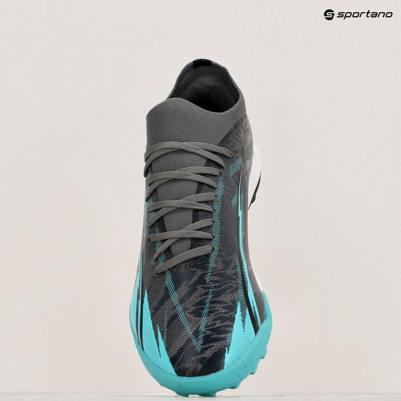 Futbalová obuv PUMA Ultra Match Rush TT strong gray/puma white/elektro aqua 16