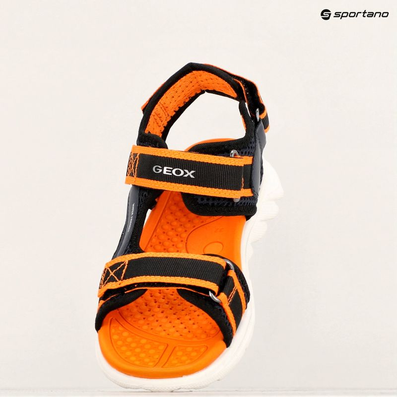 Juniorské sandále Geox Airadyum ocean blue/orange 10