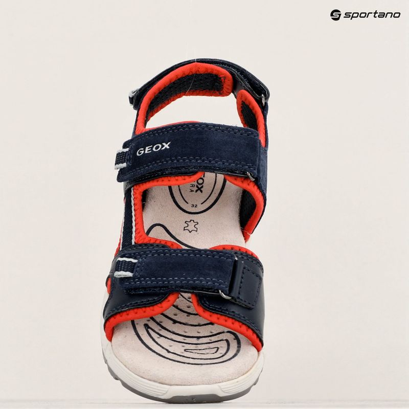 Juniorské sandále Geox Alben ocean blue/red 16
