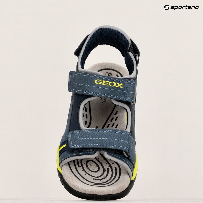 Juniorské sandále Geox Borealis avio/lime 16