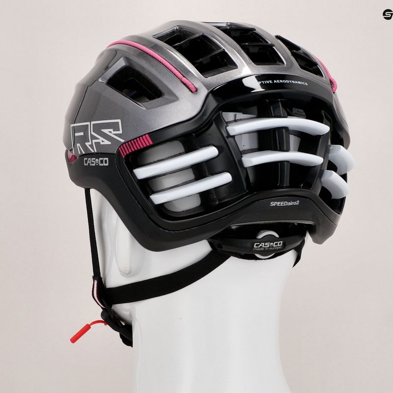 Cyklistická prilba CASCO Speedairo 2 anthracite fuchsia 9