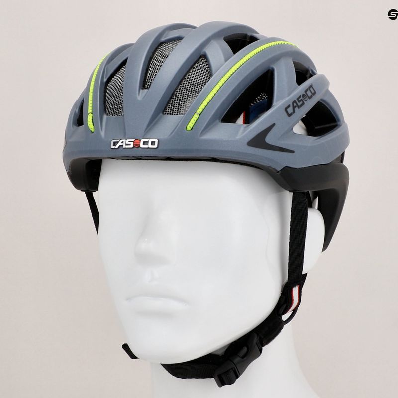 Cyklistická prilba CASCO Cuda 2 Strada structured lunar grid 9