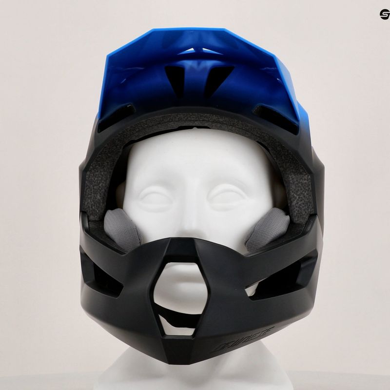 Detská cyklistická prilba Dainese Scarabeo Linea 01 modrá/biela/čierna 7