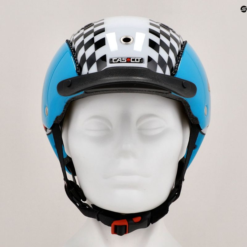 Detská cyklistická prilba CASCO Mini 2 lucky 7 blue 12