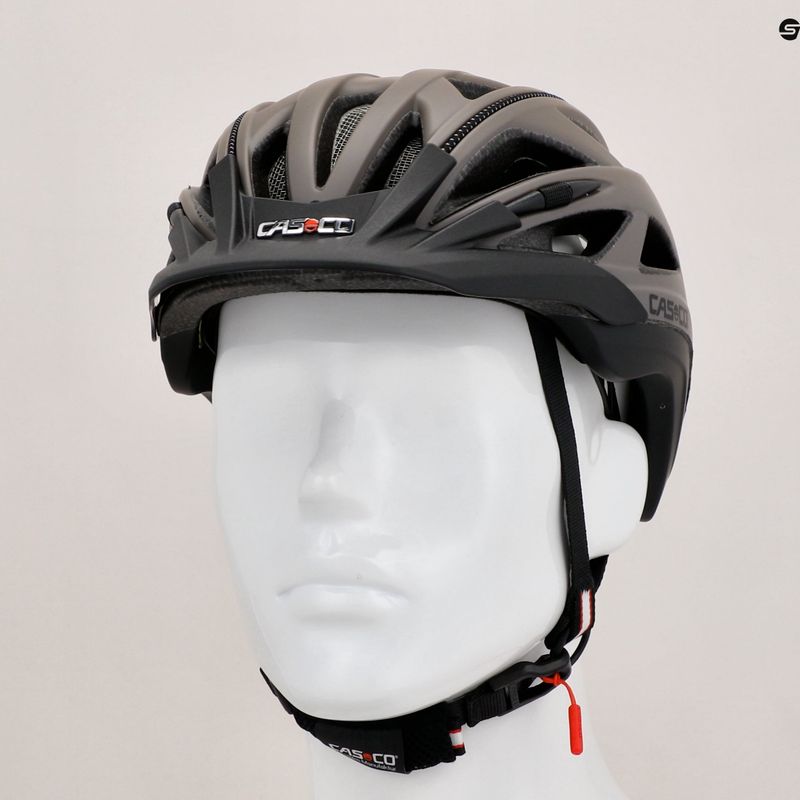 Cyklistická prilba CASCO Activ 2 warmgrey/mlack matt 9