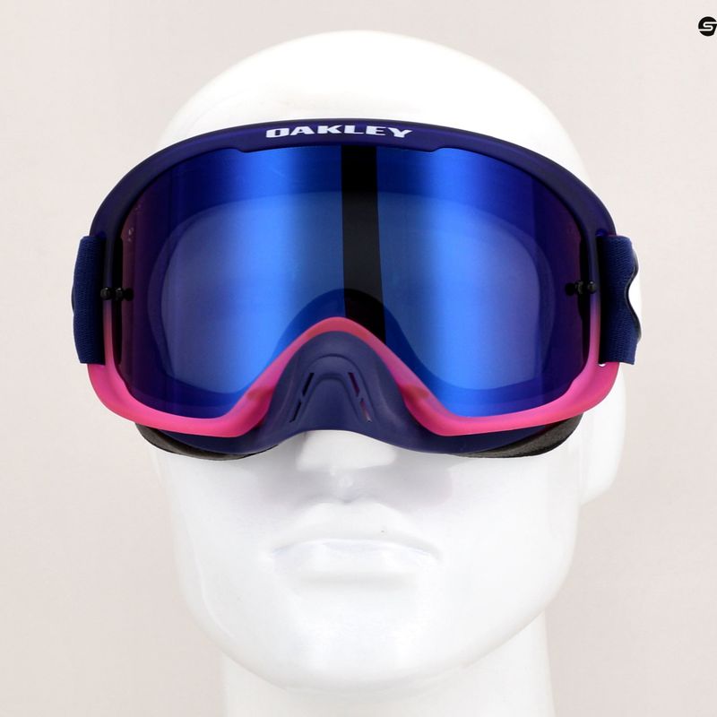 Cyklistické okuliare Oakley O Frame 2.0 Pro MTB  tld navy stripes/black ice iridium 9