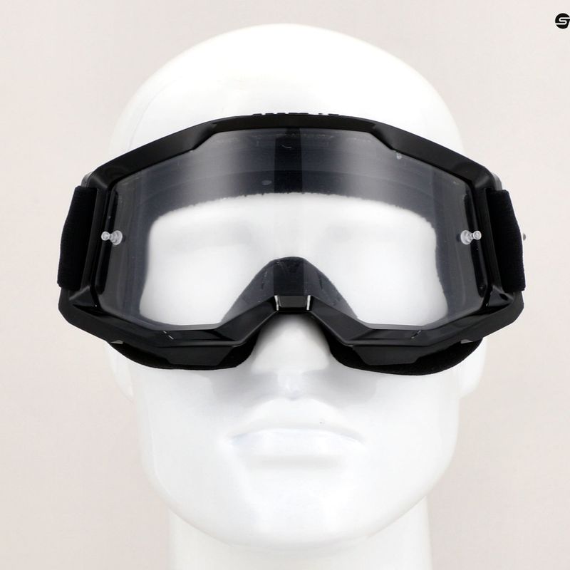 Cyklistické okuliare detské 100% Strata 2 Junior black/clear 7