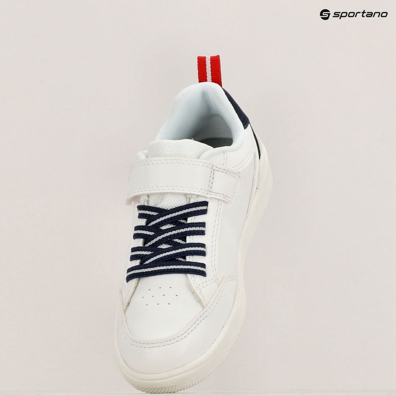 Juniorská obuv Geox Washiba white/ocean blue 16