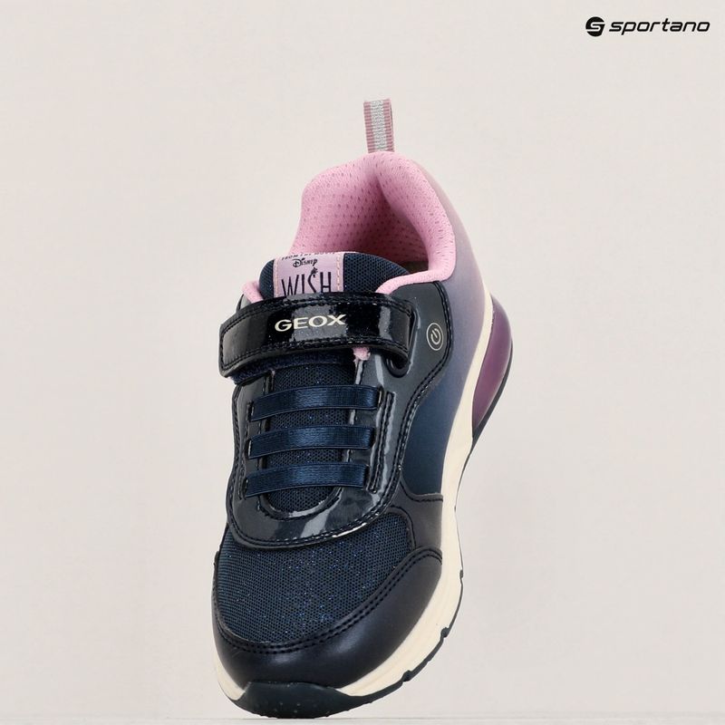 Juniorská obuv Geox Spaceclub navy/lavender 18
