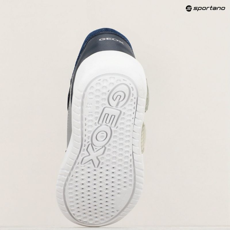 Juniorská obuv Geox Illuminus ocean blue/silver 18