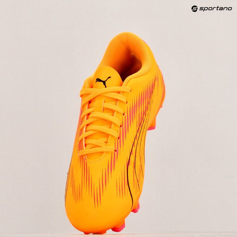 Detské kopačky PUMA Ultra Play FG/AG Jr sunset glow/puma black/sun stream 9