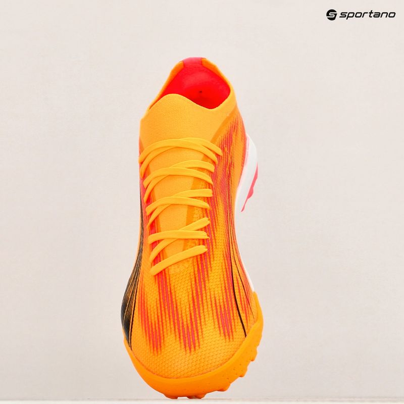 Futbalové kopačky PUMA Ultra Match TT sunset glow/puma black/sun stream 9